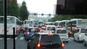 西鉄バス渋滞