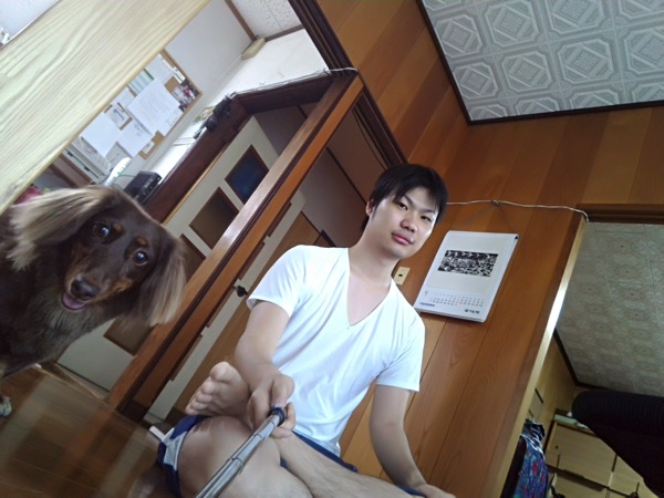 わんこと自撮り棒で撮影した写真.jpg わんこと自撮り棒で撮影した写真