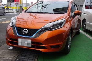 日産ノート外観アップ