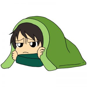 イラスト 男 うつ 布団から出たくない