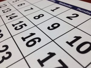 カレンダー３年頑張った