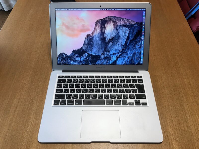 今使っているMacBook Air13インチ