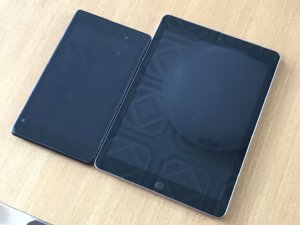 iPad映り込み
