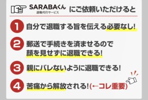 苦痛から開放される